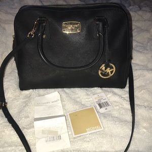 Michael Kors large satchel leather
